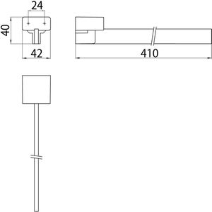 Produktbild für Handtuchhalter Emco Loft 055000142, silber