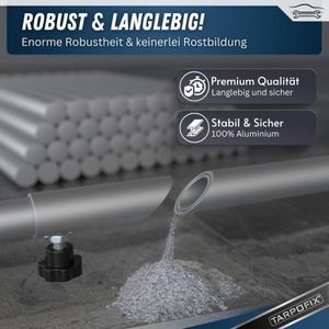 Produktbild für Flachplanenbügel Tarpofix PB1, aus Aluminium