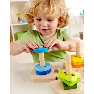 Produktbild für Motorikspielzeug Hape E0411, Kreatives Steckpuzzle
