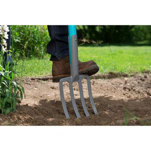 Produktbild für Spatengabel Gardena GroundLine, 17002-20, D-Griff