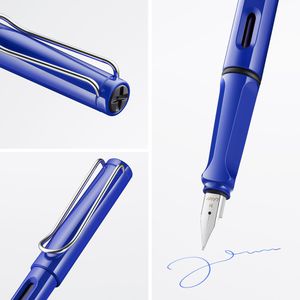 Produktbild für Füller Lamy safari 014 blue, Feder M