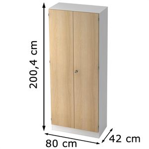 Produktbild für Aktenschrank Hammerbacher Solid 6100, aus Holz