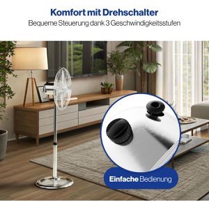Produktbild für Ventilator Proficare PC-VL 3064 MS, 330640, Ø 40cm