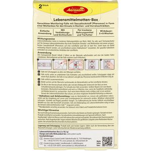 Produktbild für Mottenfalle Aeroxon Lebensmittel Mottenbox, Pheromonfalle