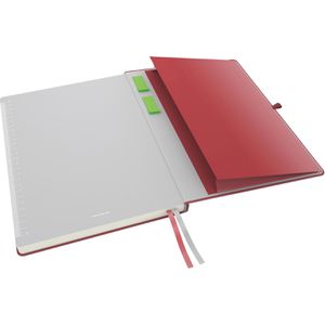 Produktbild für Notizbuch Leitz Complete, 44710025, rot, A4