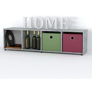 Produktbild für Bücherregal Vicco Ludus, grau