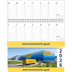 Tischkalender Böttcher-AG qkboe, Wochenkalender quer