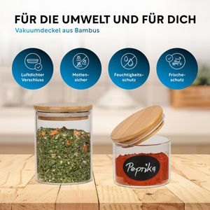 Produktbild für Vorratsglas Clidor mit Bambusdeckel