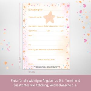 Produktbild für Einladungskarten Häfft 10017-1, Party Lama, Kindergeburtstage