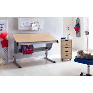 Produktbild für Rollcontainer Wohnling Mina WL5.174, aus Holz, sonoma eiche