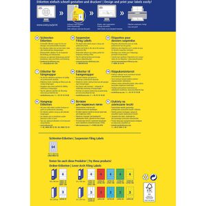 Produktbild für Universaletiketten Zweckform L6021REV-25, weiß