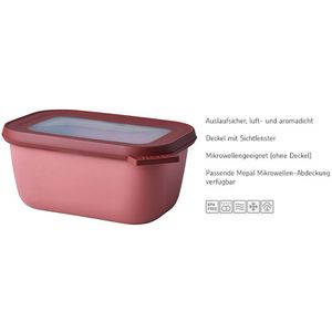 Produktbild für Frischhaltedose Mepal Cirqula eckig aus Kunststoff