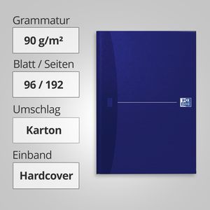 Produktbild für Notizbuch Oxford Office Book Essentials, Karton Hardcover