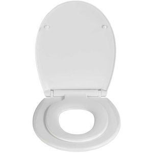 Produktbild für WC-Sitz Wenko Syros Family 22971100, oval, aus Thermoplast