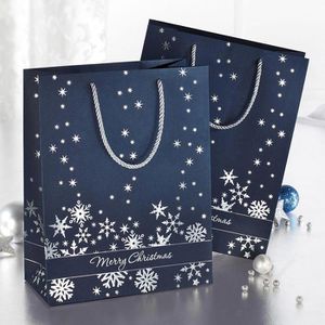 Produktbild für Geschenktüte Sigel GT110 Silver Snowflakes
