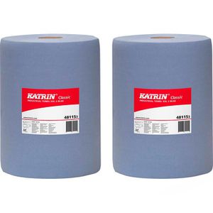 Putztuchrolle Katrin Classic XXL, 481153, aus Zellstoff, blau