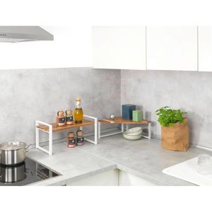 Produktbild für Küchenregal Wenko Louisa 53027100, braun