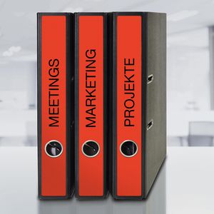 Produktbild für Rückenschilder Zweckform L4748-20, rot