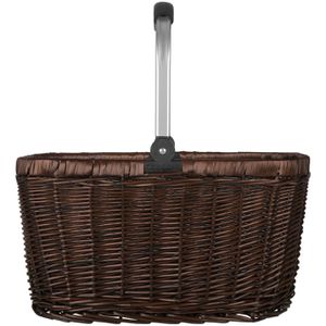 Produktbild für Einkaufskorb anndora TW-1010D Weidenkorb, dunkelbraun