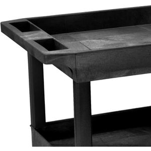 Produktbild für Tischwagen Luxor EC111HD-B, aus Kunststoff