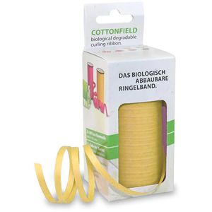 Geschenkband Präsent Cottonfield, gelb