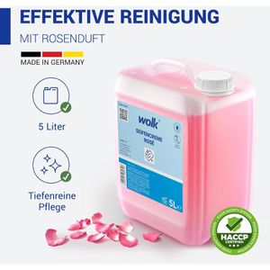Produktbild für Seife Wolk Seifencreme Rose, DT2716