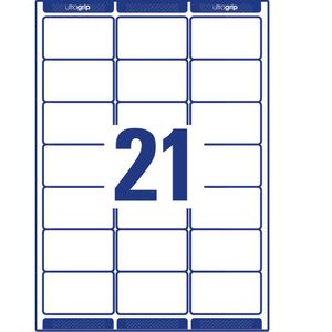 Produktbild für Adressetiketten Zweckform L7160-100, weiß