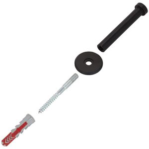 Produktbild für Kleiderhaken SO-TECH Talea, 129236, schwarz matt