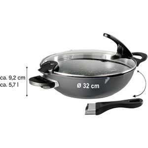 Produktbild für Wok STONELINE FUTURE 14868, Ø 32cm