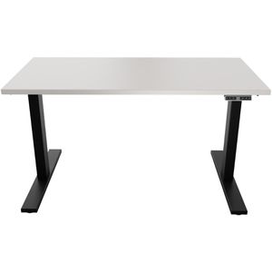 Produktbild für Schreibtisch Bisley E-WonderTech, lichtgrau / schwarz