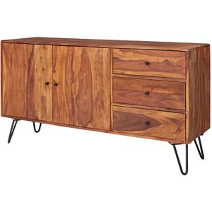 Sideboard Wohnling WL5.349, aus Massivholz, sheesham