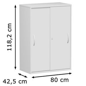 Produktbild für Schiebetürenschrank Geramöbel Flex 383502-LL, abschließbar