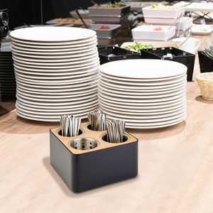 Produktbild für Besteckhalter APS 933217, Holz / Edelstahl