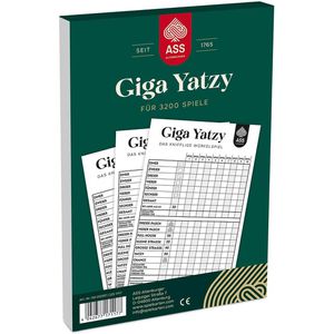 Spielblock ASS Altenburger 22517117, Giga Yatzy