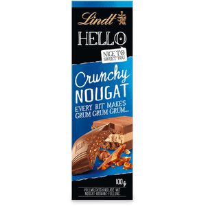 Produktbild für Tafelschokolade Lindt HELLO Crunchy Nougat