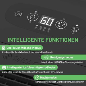 Produktbild für Luftentfeuchter Meaco Dry Arete One, weiß / schwarz