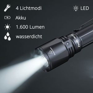 Produktbild für Taschenlampe Fenix TK11R, LED, aufladbar