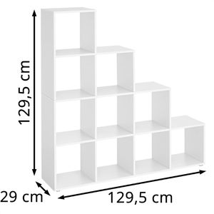 Produktbild für Bücherregal Vasagle LBC10WT, weiß
