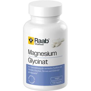 Magnesium Raab-Vitalfood Glycinat, 100 Kapseln