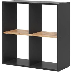 Produktbild für Bücherregal Vicco Tetra, anthrazit / eiche