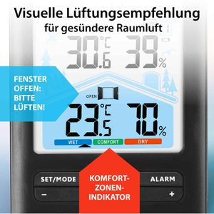 Produktbild für Wetterstation ADE WS2132, Funk, digital
