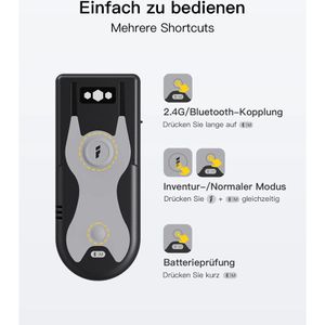 Produktbild für Barcode-Scanner Inateck BCST-43_gray, kabellos