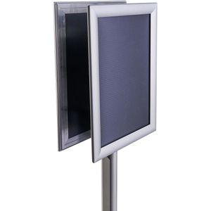 Produktbild für Infoständer Böttcher-AG Classic aus Aluminium, silber, A4