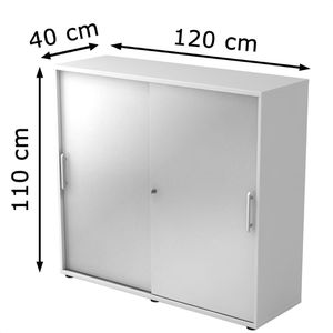 Produktbild für Schiebetürenschrank Hammerbacher 1753S, Holz