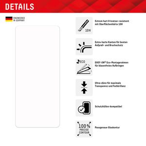 Produktbild für Displayschutzfolie Displex Panzerglas 2D, 10H