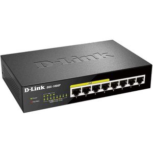 Produktbild für Switch D-Link DGS-1008P/E, unmanaged