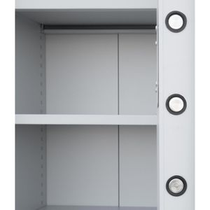 Produktbild für Aktenschrank Lüllmann 690230, aus Metall, feuerfest