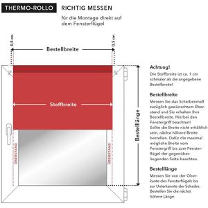 Produktbild für Rollo Lichtblick Klemmfix, verdunkelnd, braun