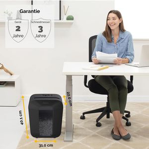 Produktbild für Aktenvernichter Fellowes Powershred LX50, schwarz