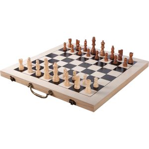 Produktbild für Brettspiel Natural-Games XXL Schach und Backgammon